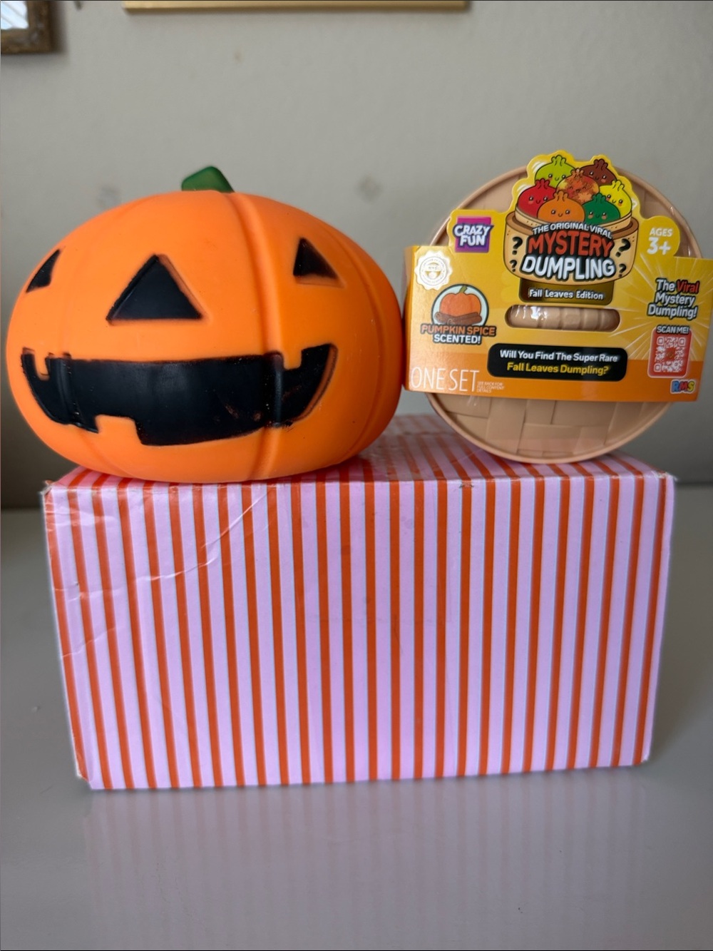 🍁🍁🍁RMS Fall Leaves Edition Dumpling & Pumpkin Jack-O'-Lantern🎃🎃🎃🎃 “SO CUTE”🎃